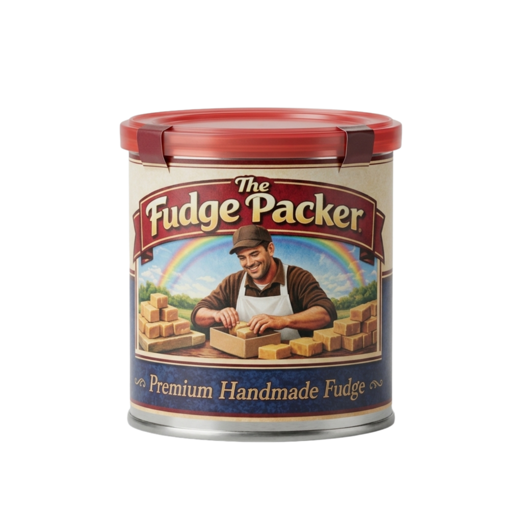 The Fudge Packer Tin